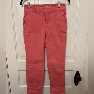 Loft Monroe slim chino coral 0
